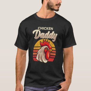 Vintage Hühnerpapa  Huhn  Landwirtschaft Bauer Män T-Shirt