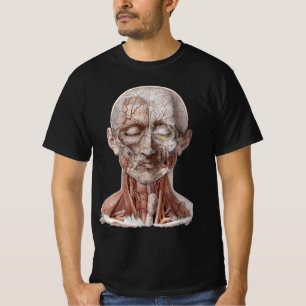 Vintage Human Anatomy Science, Head Throat Nose T-Shirt
