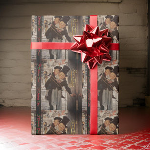 Vintage Humbug Weihnachtslied Geschenkpapier