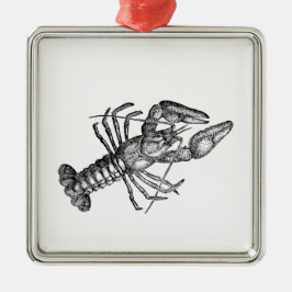 Vintage Hummer #1 Zeichnend Ornament Aus Metall