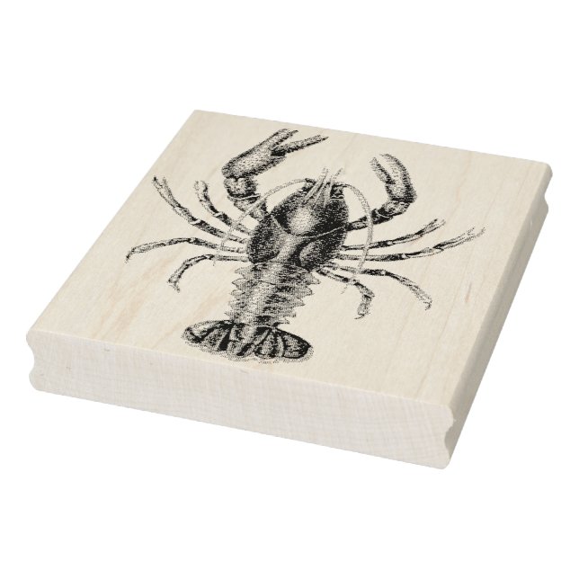 Vintage Hummer Rubber Art Briefmarke Gummistempel (Stempel)