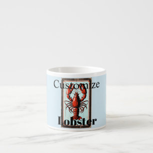 Vintage-Hummer-Schild Thunder_Cove Espressotasse