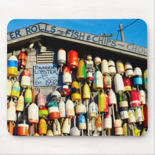 Vintage Hummerbücher Mousepad