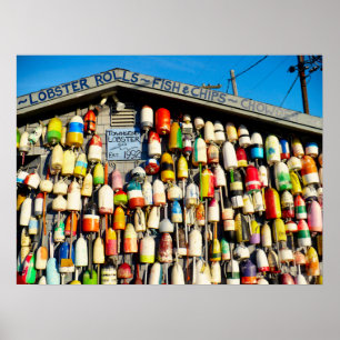 Vintage Hummerbücher Poster