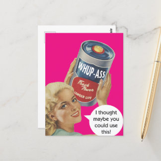 Vintage humorvolle Postkarte
