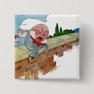 Vintage Humpty Dumpty Button