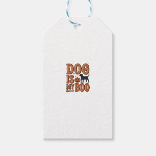 Vintage-Hund ist mein Boo-Halloween-Shirt-Design_1 Geschenkanhänger