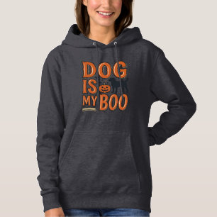 Vintage-Hund ist mein Boo-Halloween-Shirt-Design_1 Hoodie
