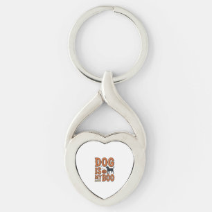 Vintage-Hund ist mein Boo-Halloween-Shirt-Design_1 Schlüsselanhänger