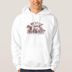 Vintage Hunde Hoodie