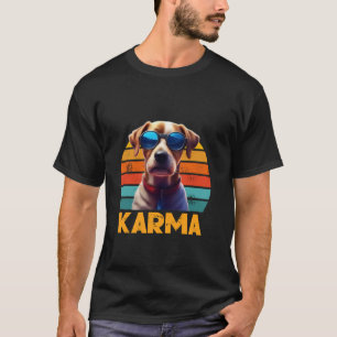 Vintage-Hunde-Musikgeschenke für Teenager-Mädchen T-Shirt