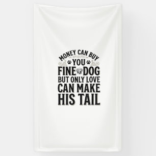 Vintage-Hundeliebe-Zuordnungstypografie-Design_1 Banner