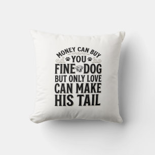 Vintage-Hundeliebe-Zustandstypografie-Design_1 Kissen
