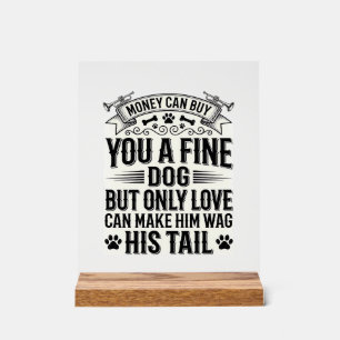Vintage-Hundeliebhaber-Zitat-Typografie-Design_1 Acrylschild