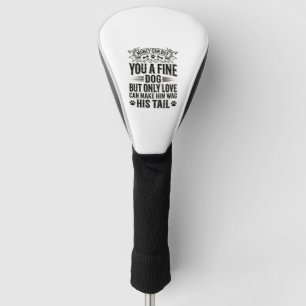 Vintage-Hundeliebhaber-Zitat-Typografie-Design_1 Golf Headcover