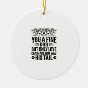 Vintage-Hundeliebhaber-Zitat-Typografie-Design_1 Keramik Ornament