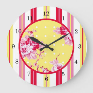 Vintage Hütte Große Wanduhr