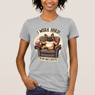 Vintage I arbeite hart für den Lebensstil meines H T-Shirt