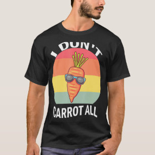 Vintage I Don't Karotte Alle Gemüse Karotten Vega T-Shirt