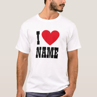 Vintage I Heart Name T-Shirt