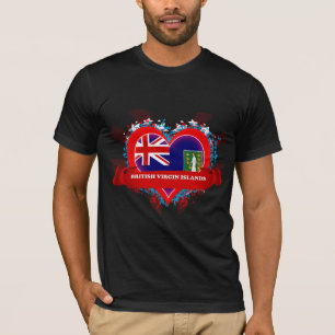 Vintage i-Liebe British Virgin Islands T-Shirt