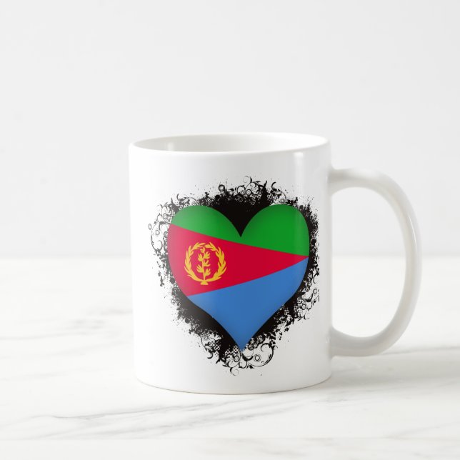 Vintage i-Liebe Eritrea Tasse (Rechts)