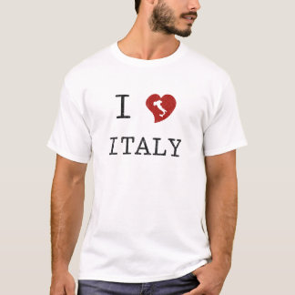 Vintage i-Liebe Italien T-Shirt