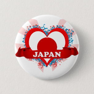 Vintage i-Liebe Japan Button