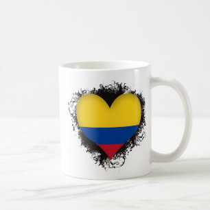 Vintage i-Liebe Kolumbien Tasse