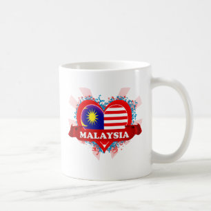Vintage i-Liebe Malaysia Kaffeetasse
