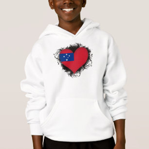 Vintage i-Liebe Samoa-Inseln Hoodie