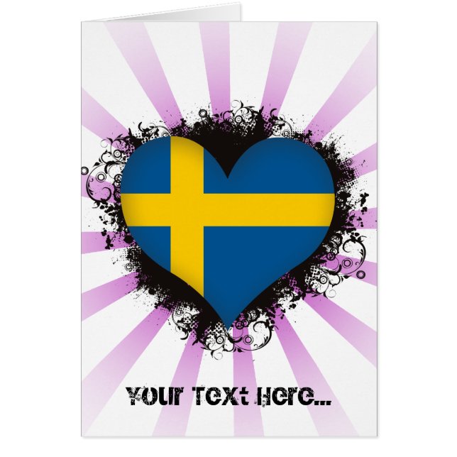 Vintage i-Liebe Schweden (Vorne)