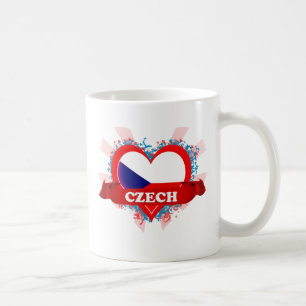 Vintage i-Liebe Tscheche Tasse