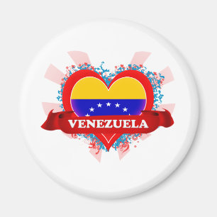Vintage i-Liebe Venezuela Magnet
