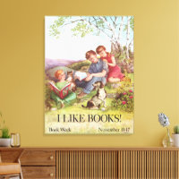 Vintage "I Like Books" Poster von Kate Seredy 1962