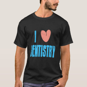 Vintage I Love Zahnmedizin Tolles Zahnarzt-Geschen T-Shirt