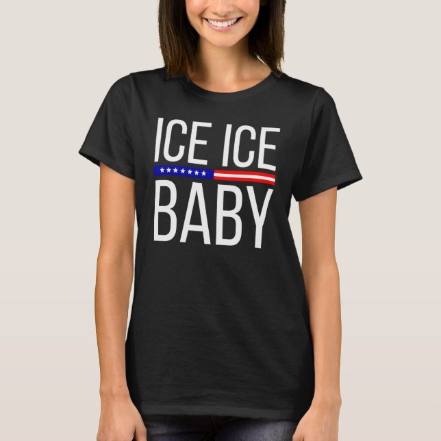 Vintage Ice Ice Baby Funny Trump T-Shirt (Vorderseite)