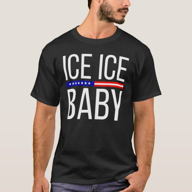 Vintage Ice Ice Baby Funny Trump T-Shirt (Vorderseite)