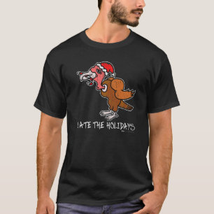 Vintage Ich aß das Truthahn der Feiertage Anti Wei T-Shirt