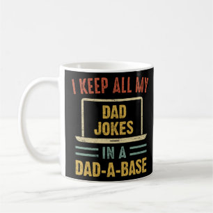Vintage Ich Bewahre Alle Meine Papa-Witze In Einer Kaffeetasse