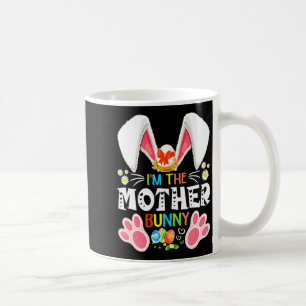Vintage Ich bin die Mutter Bunny Lustiges Oster T- Kaffeetasse