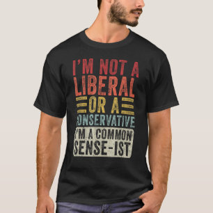 Vintage Ich bin ein Common Sense-ist - Lustige pol T-Shirt