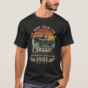 Vintage Ich bin nicht alt, ich bin Klassiker Auto T-Shirt