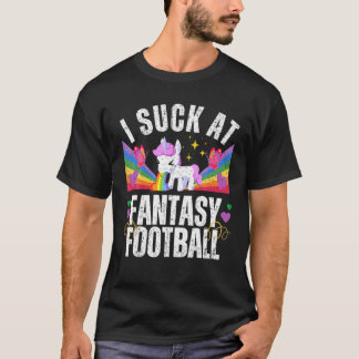 Vintage Ich bin schlecht in Fantasy Football Regen T-Shirt