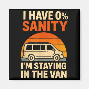 Vintage Ich bleibe im Van lustig Phasmophobia Magnet