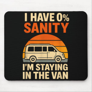 Vintage Ich bleibe im Van lustig Phasmophobia Mousepad