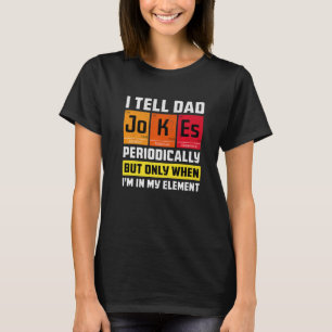 Vintage Ich erzähle Papa-Witze regelmäßig Lustiger T-Shirt
