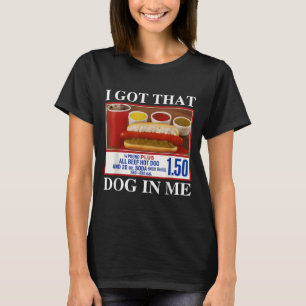 Vintage Ich Habe Den Hund In Mir Lustiger Hotdog M T-Shirt
