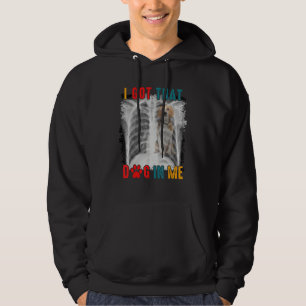 Vintage Ich habe süßen Hund Halloween Röntgen Beag Hoodie