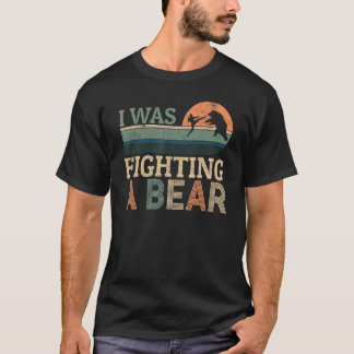Vintage Ich kämpfte mit einem Bären Verletzung Sc T-Shirt